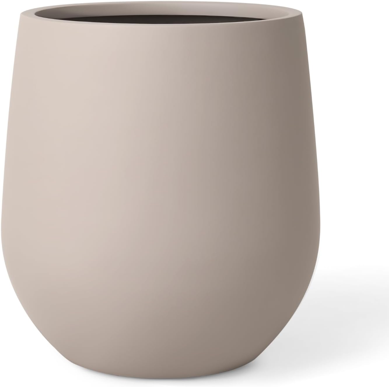 21" H x 19" D Premium Corso Fiberstone Planter - Taupe