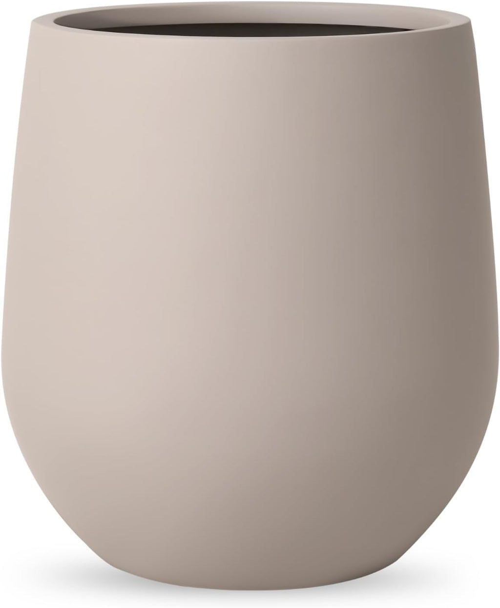 21" H x 19" D Premium Corso Fiberstone Planter - Taupe