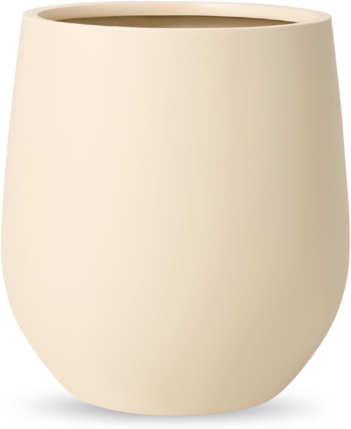 21" H x 19" D Premium Corso Fiberstone Planter - Taupe