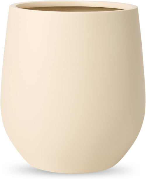 21" H x 19" D Premium Corso Fiberstone Planter - Taupe