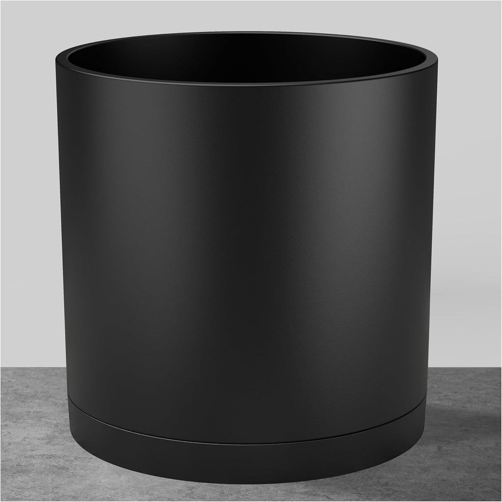 10-Inch Black Planter & 8”-12” Adjustable Stand Bundle